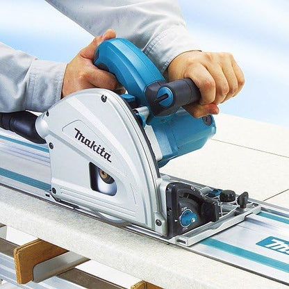 SP6000J2 – 240V 165mm Plunge Saw with 2× 1.5m Guide Rails, Connector Bar & Carry Bag