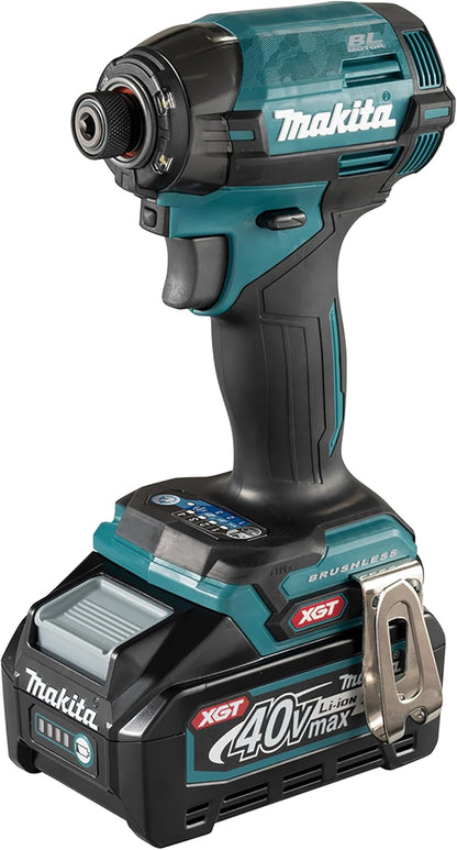 TD002GD202 – 40Vmax XGT Brushless Impact Driver (2x 2.5Ah Batteries + Charger + Carry Case)
